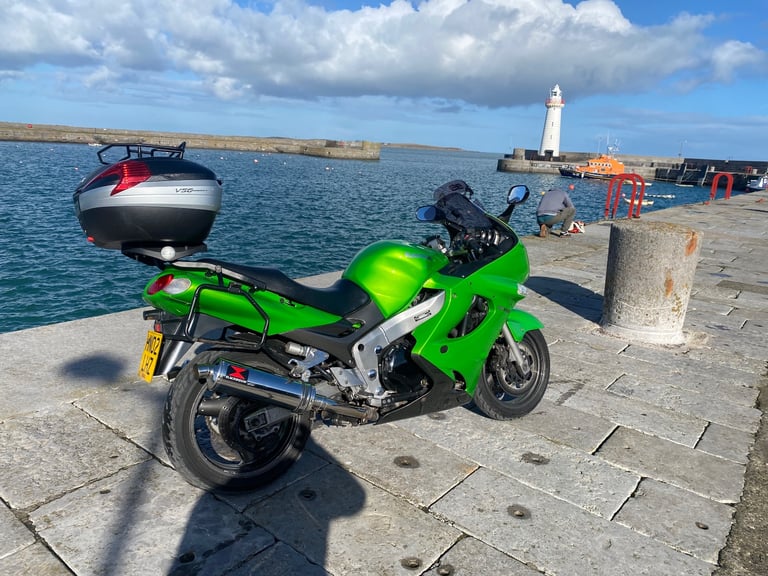 Kawasaki, ZZR 1200 full luggage 