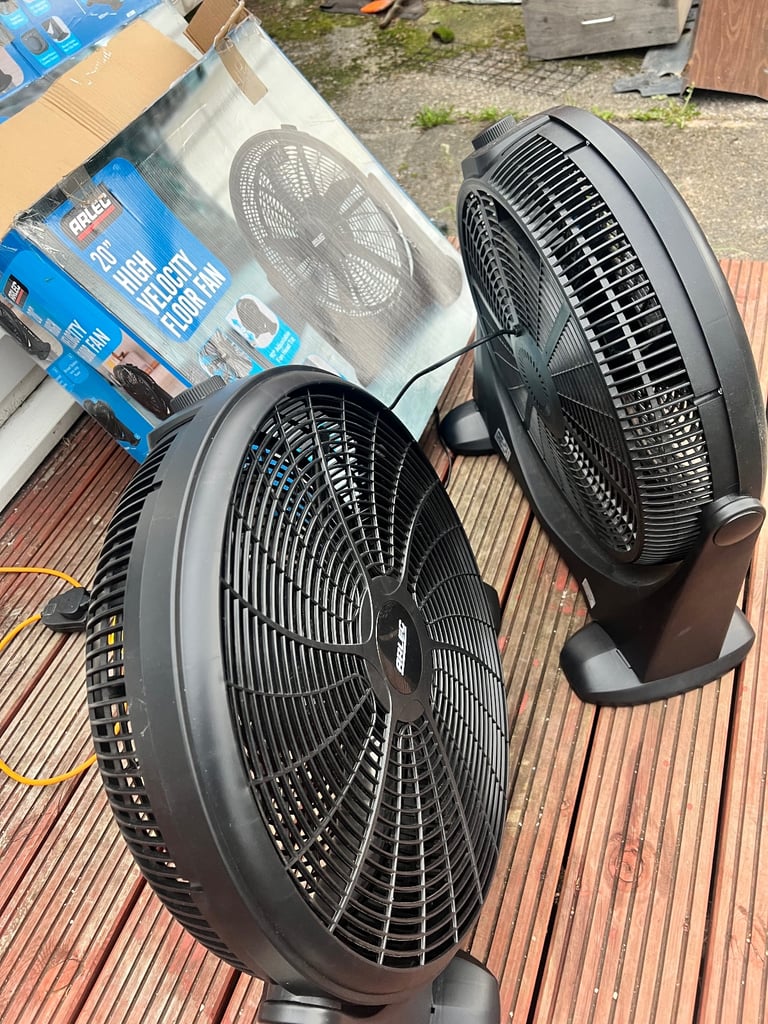 image for 20” High Velocity Floor Fans Powerful Cooling!
