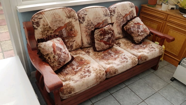 Wooden sofa for Sale Sofas Couches Armchairs Gumtree
