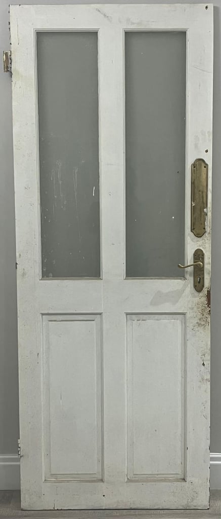 image for Interior door with two glass panes £25