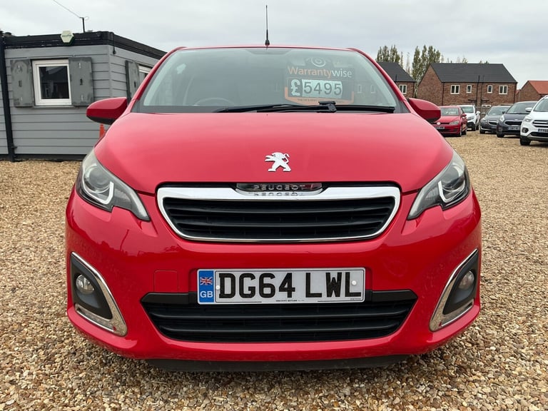 2014 Peugeot 108 1.2 VTi Allure 3dr HATCHBACK Petrol Manual