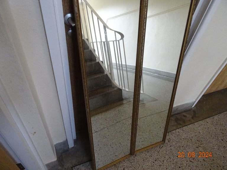  Large  mirror in frame  4ft  x 1ft.3