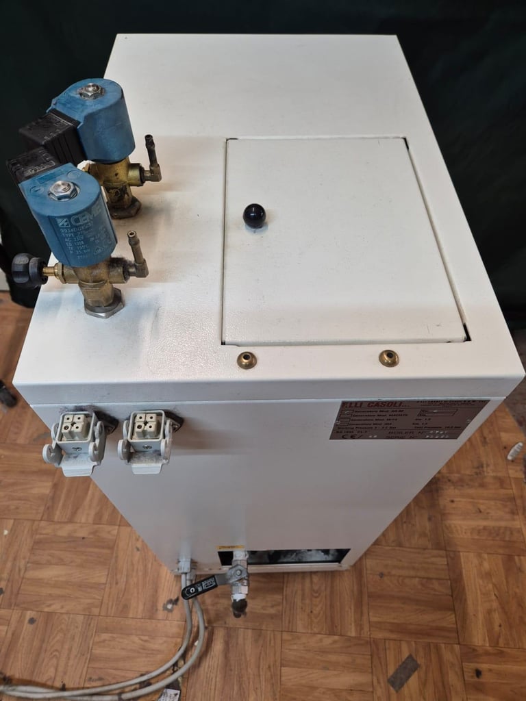 x 2 Casoli Automatic Steam Generator Boiler, Vacuum Table And Iron