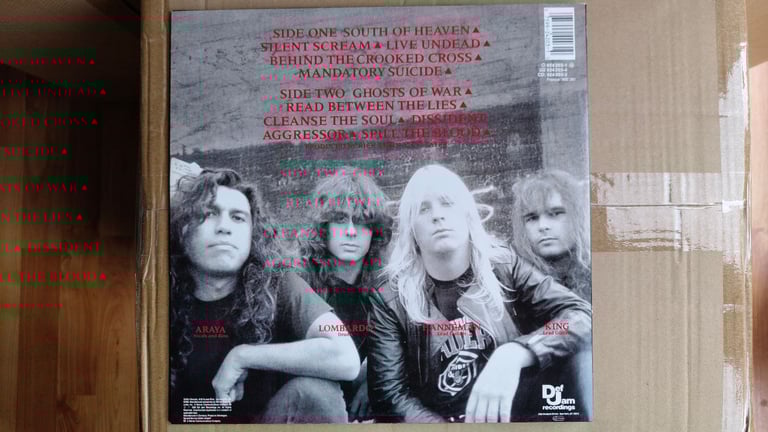 Slayer - South Of Heaven / Reign In Blood Vinyl / Record / LP - Excellent Condition