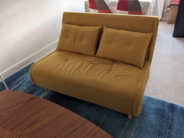Made Haru Sofa Bed Er Yellow In