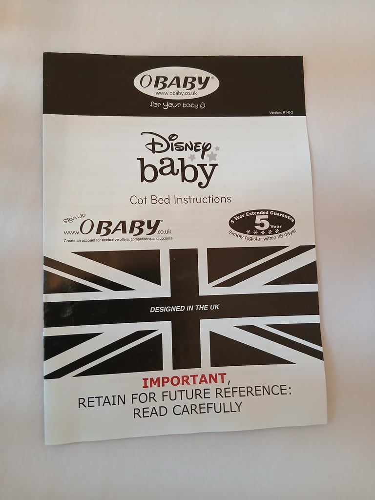 Amazing Cot-Bed for sale in very good condition - Dumbo the elephant Cot bed - 0 - 4 years old.