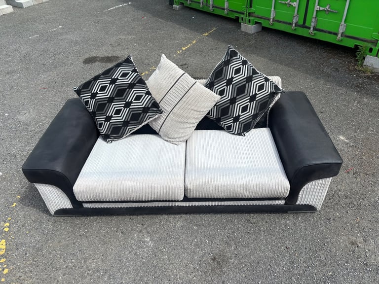 3 seater sofa half cord
