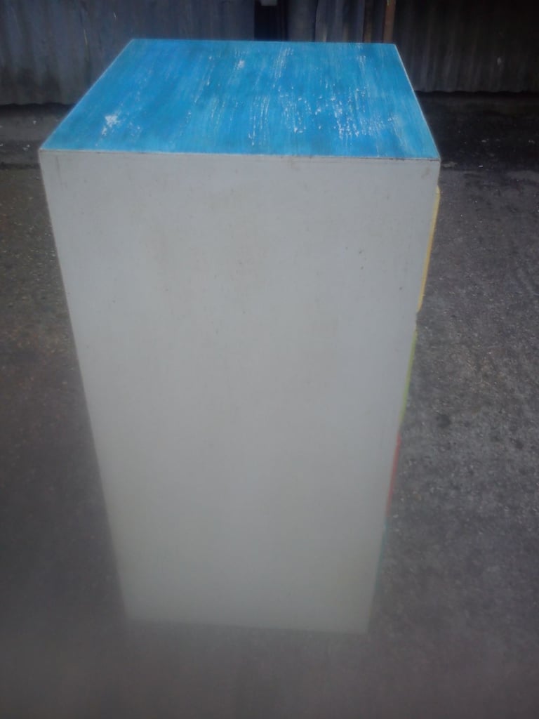 Upcycled, vintage, shabby chic, utility drawers.