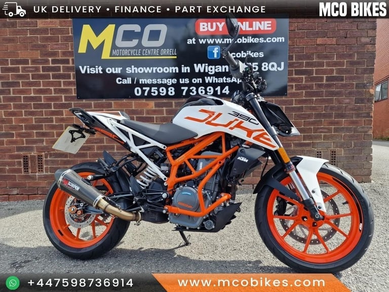KTM 390 Duke 19reg 7295miles FSH Scorpion can and more