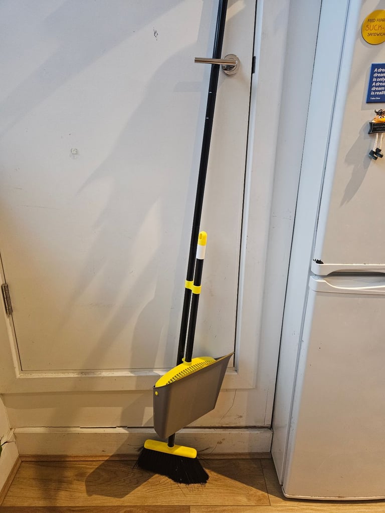 image for Long broom and dustpan