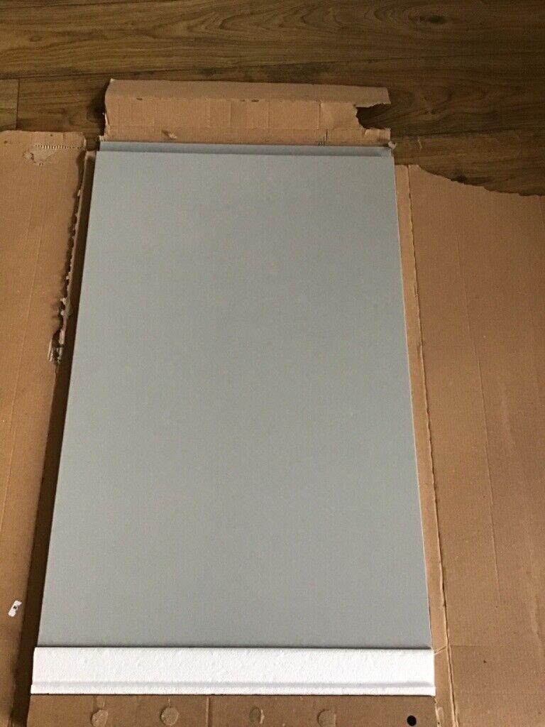 image for Howdens Clerkenwell Matt Grey kitchen Cupboard Door.