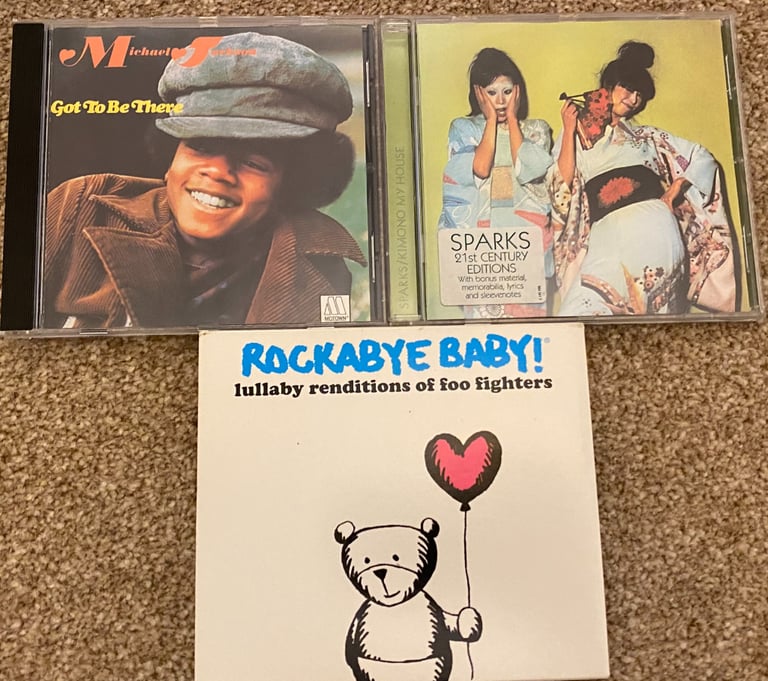 image for Sparks, Kimono, Michael Jackson, Got to Be There, Foo Fighters, Baby Lullabies