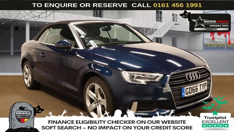 2017 Audi A3 Cabriolet 1.4 TFSI CoD Sport Convertible 2dr Petrol S Tronic Euro 6 (s/s) (150 ps) C...