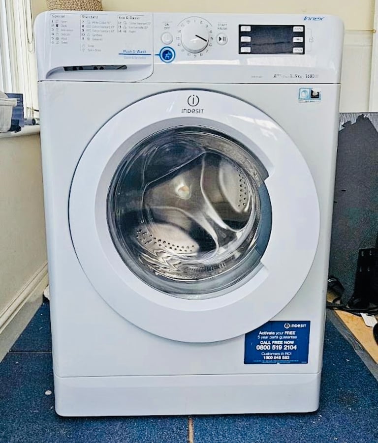 image for INDESIT washing machine 9kg 1600 speed ‘delivery available’