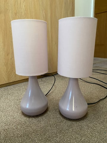 2 bedside lamps | in Oadby, Leicestershire | Gumtree