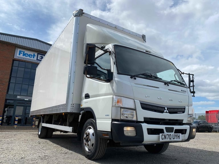 MITSUBISHI FUSO CANTER 7C18 7.5 TONNE BOX VAN 2021 – CN70 UYH