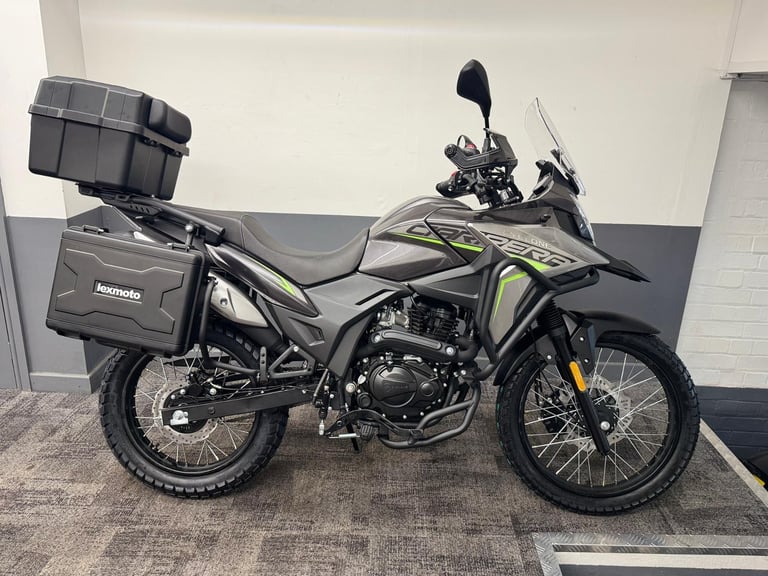 image for BRAND NEW LEXMOTO CARRERA 125 ADVENTURE FULL LUGGAGE FREE NATIONWIDE DELIVERY