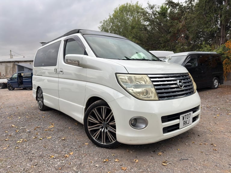 2007 Nissan Elgrand POP TOP 4 Berth Full Camper Conversion