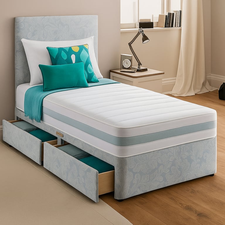 image for Divan Bed with Orthopaedic Mattress Providing Ultimate Comfort and Elegant Bedroom Style