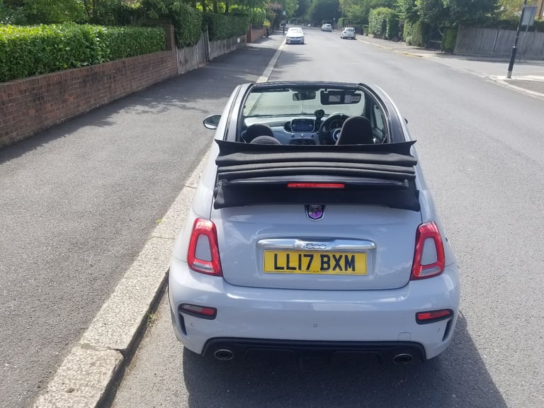 Fiat Abarth, 595, Convertible, 2017, turbo tints alloys campovolo grey