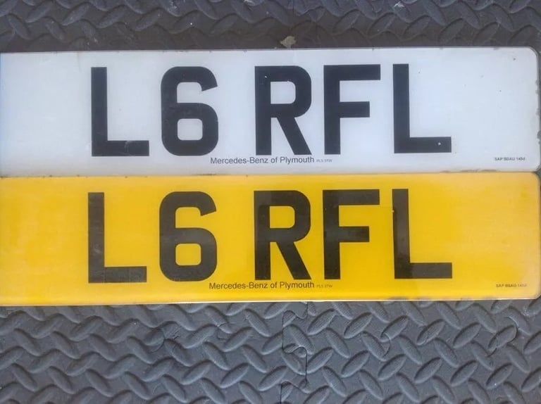 Private number plate 