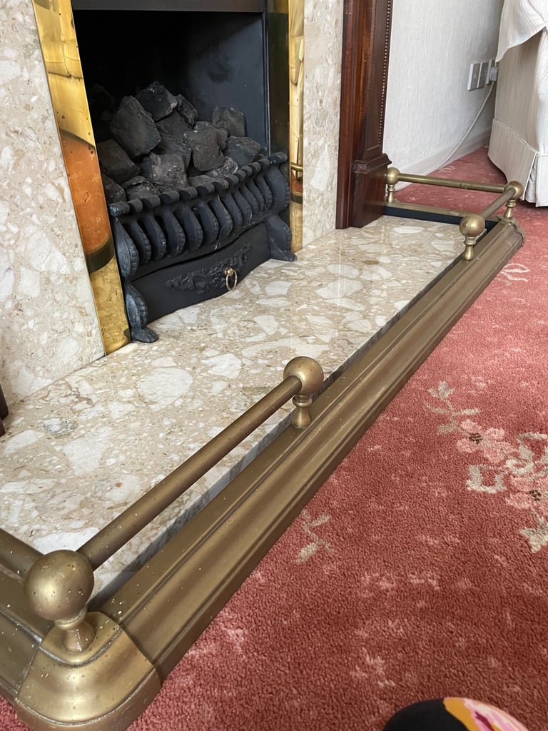 Brass Fireplace Fender