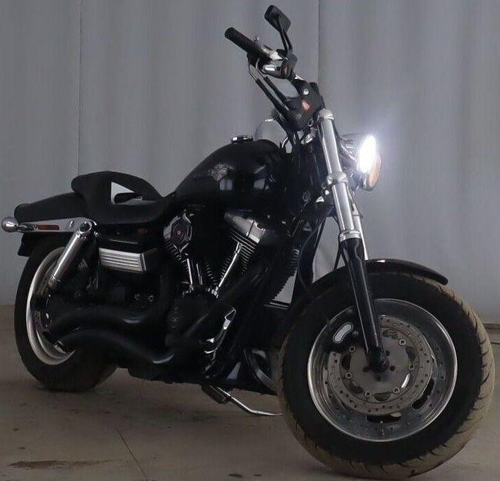 2014 14 HARLEY DAVIDSON FAT BOB FXDF [Phone number removed]DYNA BLACK CUSTOM CHOPPER