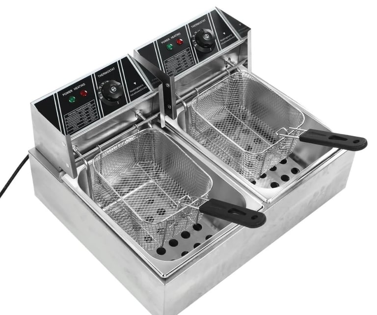 Commercial fryer top quality cafe shop restaurant takeaway 