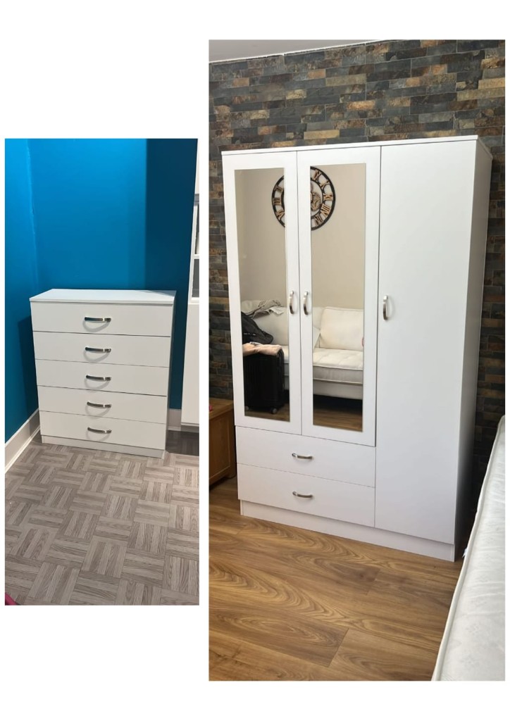 Brand New Wardrobe For Sale Free Delivery Contact Me On WhatsApp 