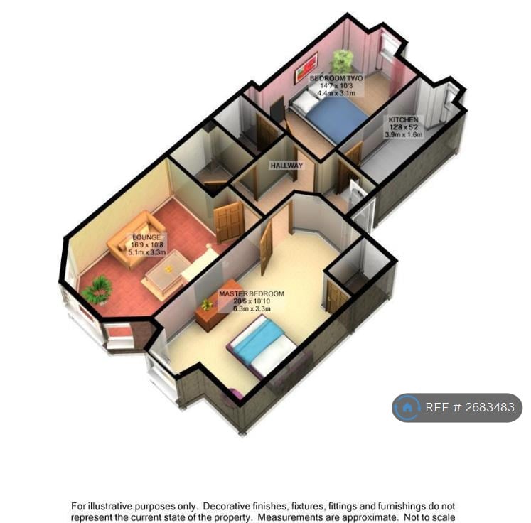 2 bedroom flat in Boyd Street, Glasgow, G42 (2 bed) (#2683483)