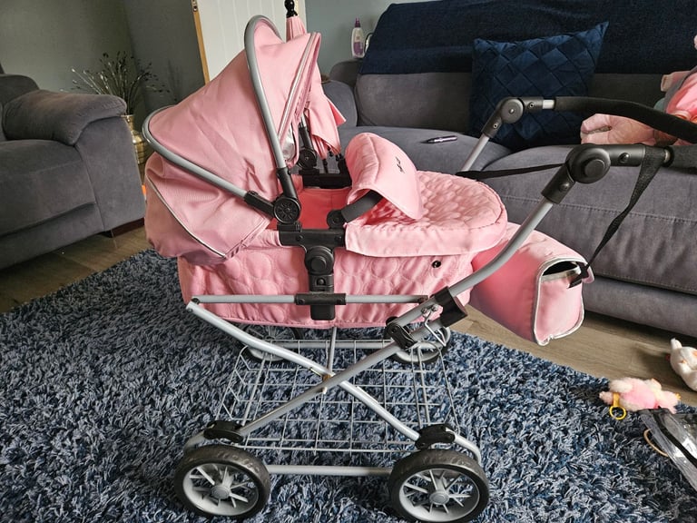Girls doll pram