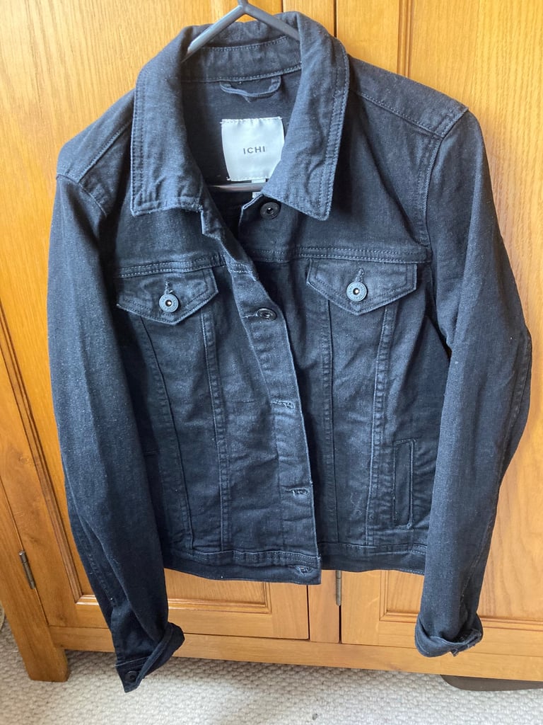 image for Black ichi ladies denim jacket worn once 