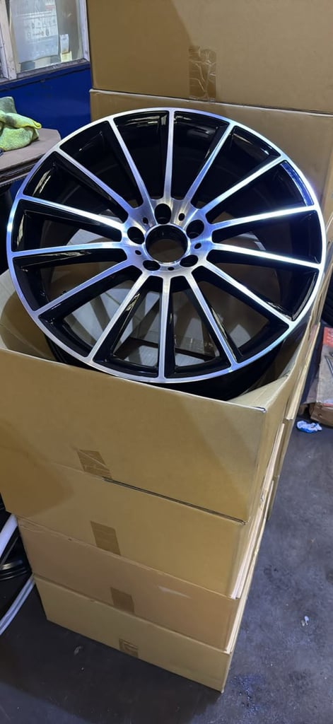 🔥  AUDI TT  5X112   20 X 8.5J  Gloss Black Polished Face Alloy Wheels 🔥 NEW!!