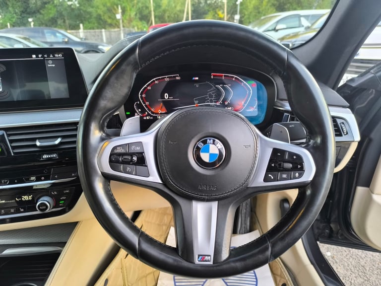 2020 BMW 5 Series 2.0 Diesel Hybrid PCO Ready 520d MHT M Sport 5 Seats 4dr Euro 6 ULEZ Free SALOO...