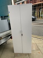 office furniture 2 meter tall white cupboard 