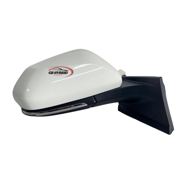 Toyota Prius 2016-2022 Driver Side Mirror White With BSM Electric Auto Fold
