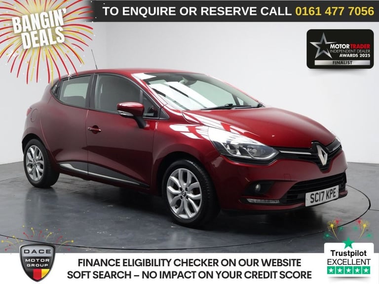 2017 Renault Clio 1.2 16V Dynamique Nav Hatchback 5dr Petrol Manual Euro 6 (75 ps) Hatchback Petr...