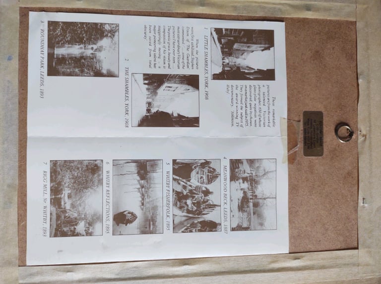 Sepia photos from Yorkshire artwork 