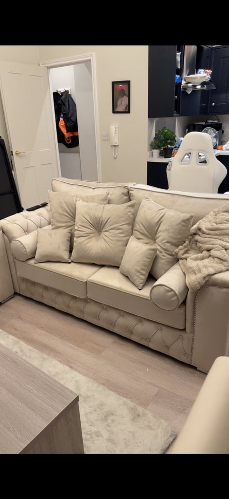 image for 3 seater + 2 seater sofa 