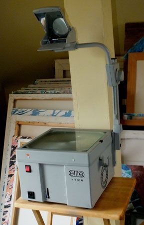 image for Overhead projector & stand