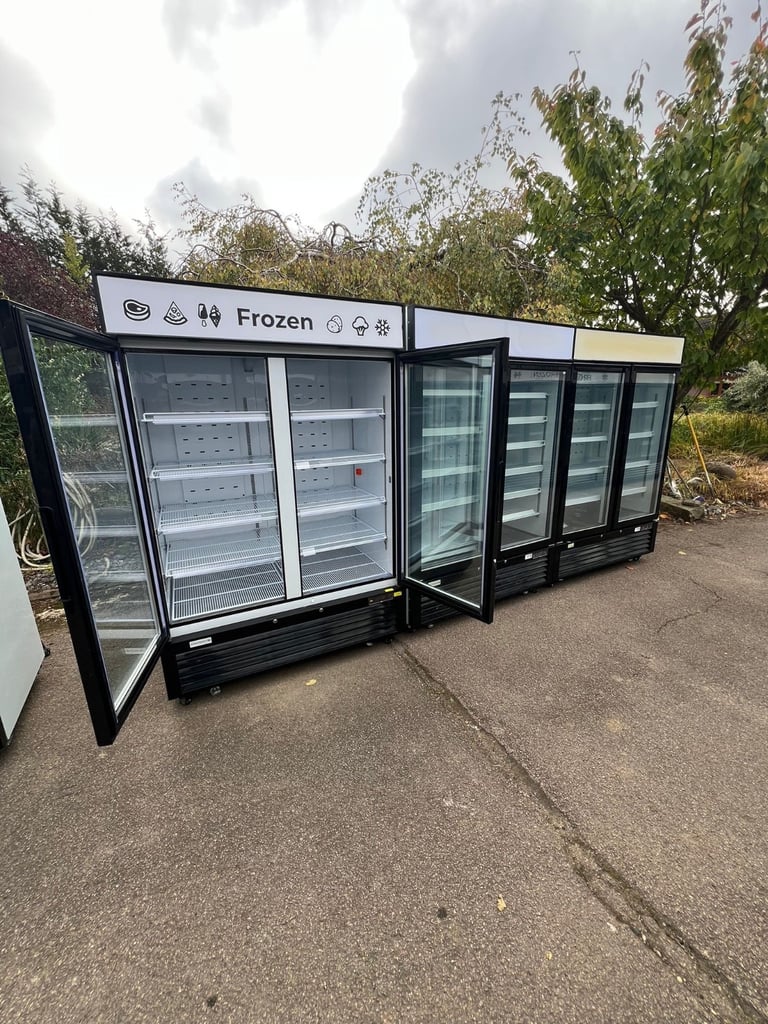 Commercial upright display fridge or freezer brand new b grade cafe shop restaurant 