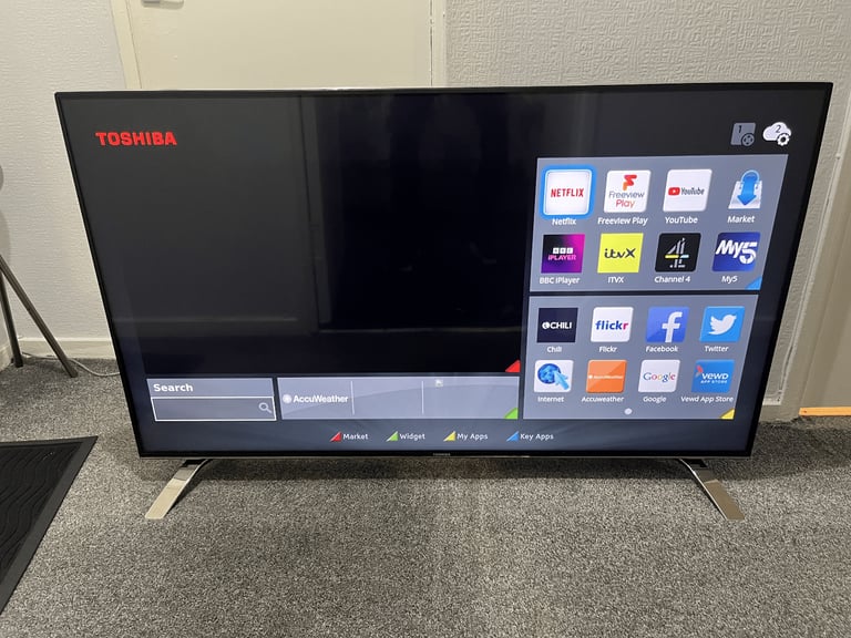 image for Toshiba 55" Smart 4K UHD LED TV - Excellent Condition