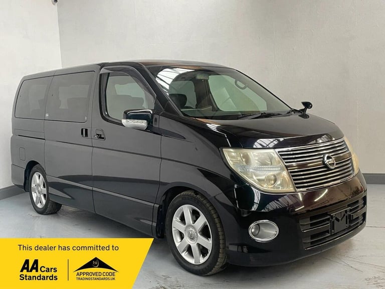 2007 Nissan Elgrand E51 2.5 V6 HIGHWAY STAR Black Leather Edition, Series 3 MPV 