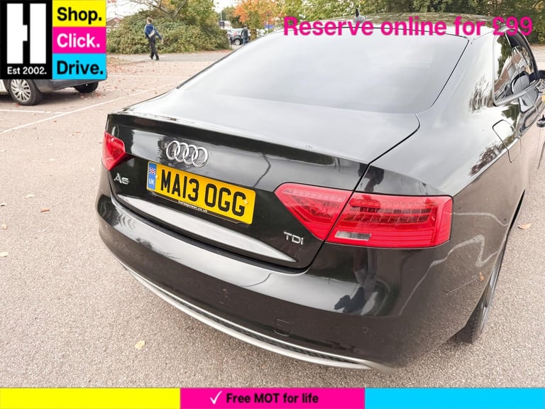 2013 Audi A5 2.0 TDI Black Edition Coupe 2dr Diesel Manual Euro 5 (s/s) (177 ps) COUPE Diesel Manual