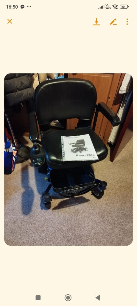 Reno Elite electric wheelchair 