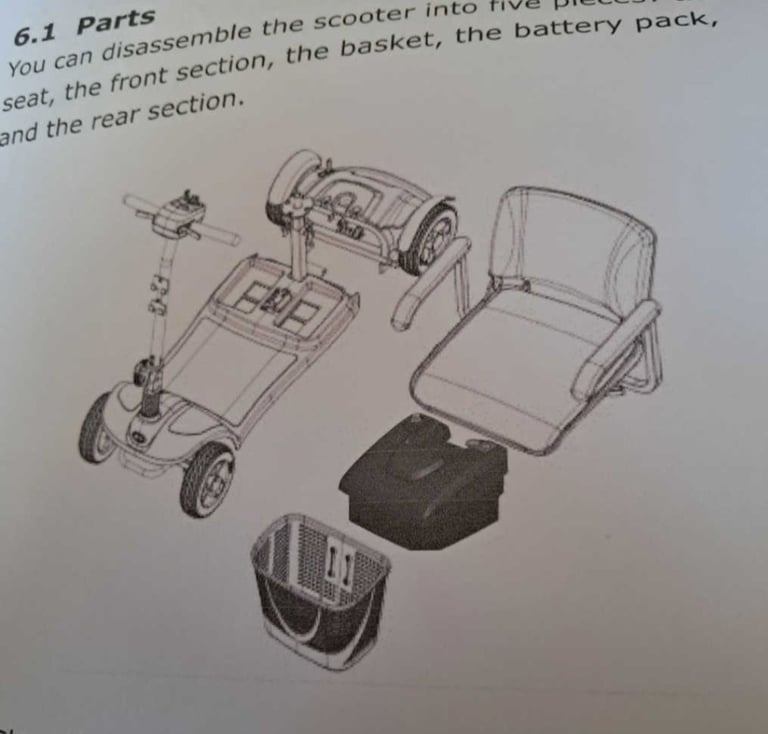 Careco Li Tech mobility scooter 4mph 
