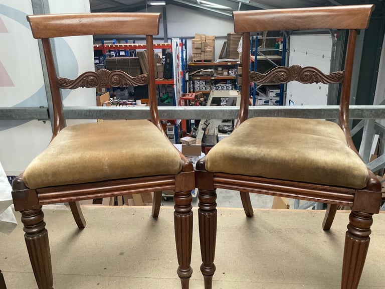 image for Set of 3 antique dining chairs