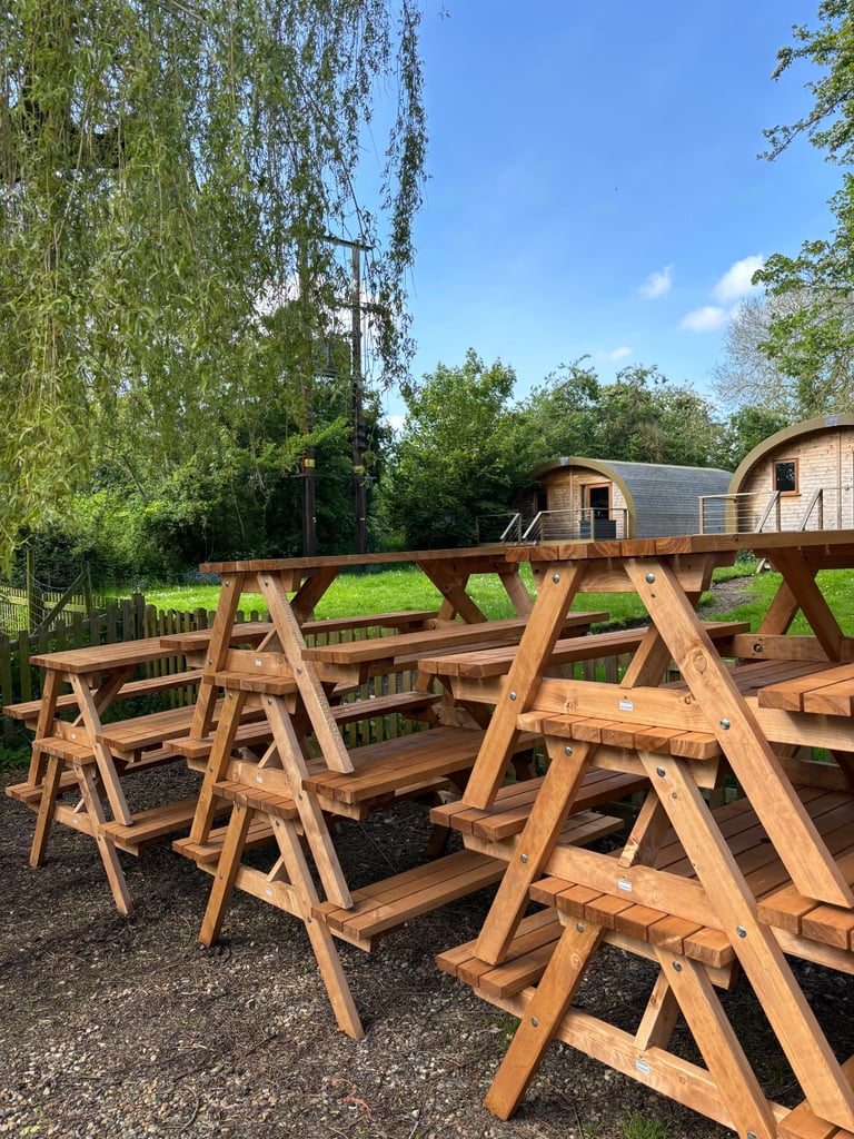 New Picnic Benches