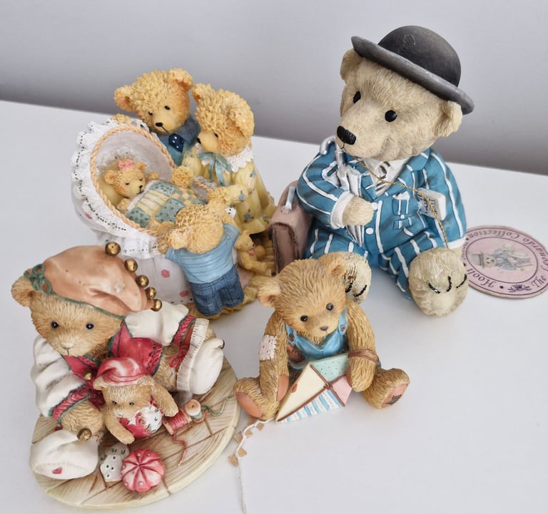 image for Vintage Teddy Bears Figurines Gifts