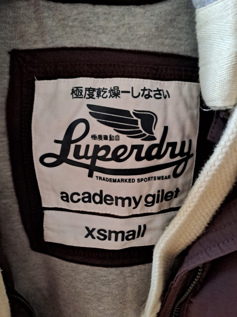 Maroon Superdry Gillet